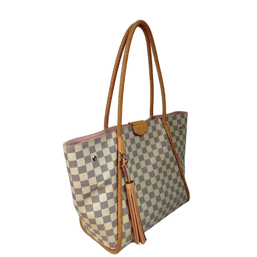 Louis Vuitton Propriano Damier Azur Fullset / sehr gut Echtheitscheck