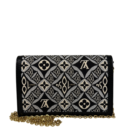 Louis Vuitton Jacquard Since 1854 Dauphine Chain Wallet / neuwertig Louis Vuitton