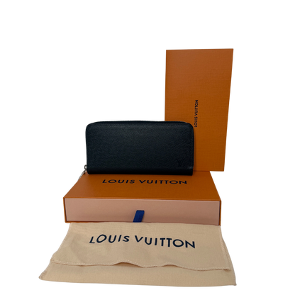 Louis Vuitton Zippy Geldbörse Horizontal Taiga Leder Fullset / neuwertig Louis Vuitton