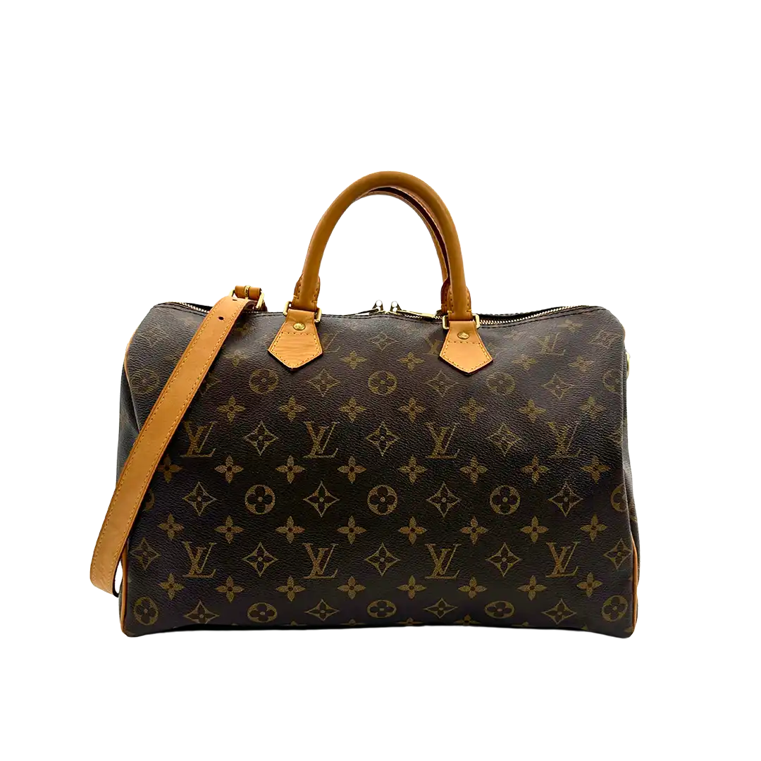 Louis Vuitton Speedy 35 Monogram Bandouliere M40392 Fullset / sehr gut