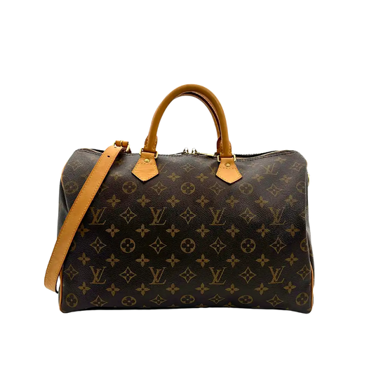 Louis Vuitton Speedy 35 Monogram Bandouliere M40392 Fullset / sehr gut