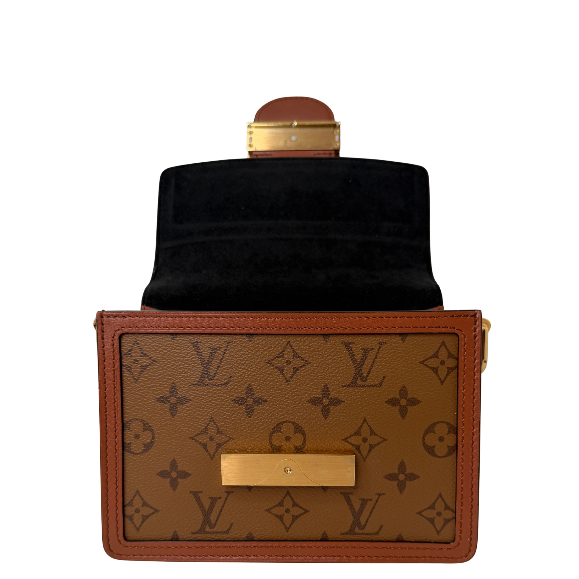 Louis Vuitton Mini Dauphine Monogram Reverse Canvas Fullset / sehr gut Louis Vuitton