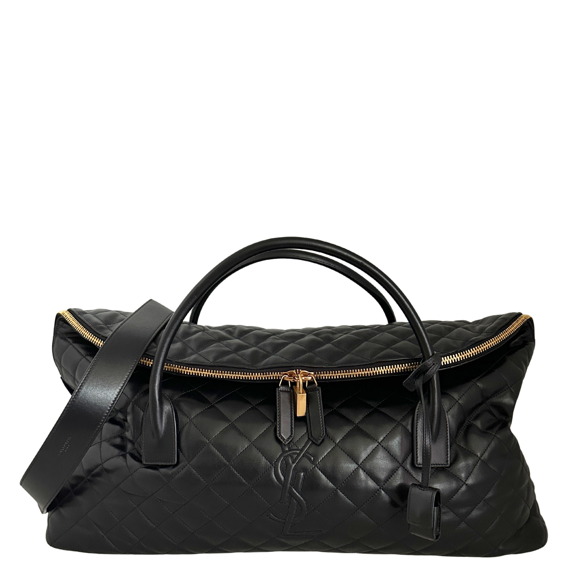 Saint Laurent ES Giant Quilted Duffle Bag Reisetasche Schwarz / neuwertig Saint Laurent
