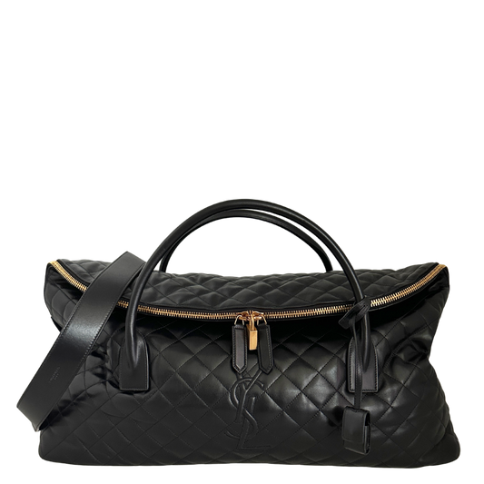 Saint Laurent ES Giant Quilted Duffle Bag Reisetasche Schwarz / neuwertig Saint Laurent