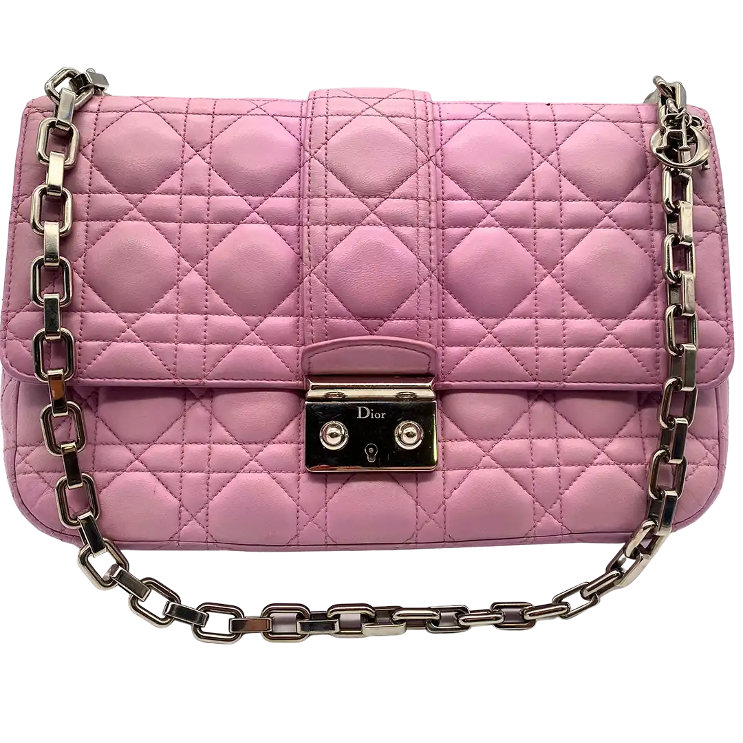 Dior Miss Dior Promenade Clutch Large Leder / Rosa Barbie front