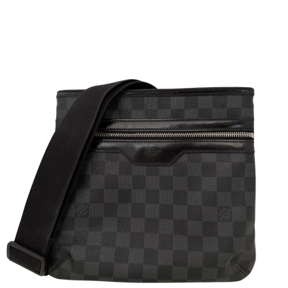 Louis Vuitton Thomas Damier Graphite Canvas Messenger Bag / gut Louis Vuitton
