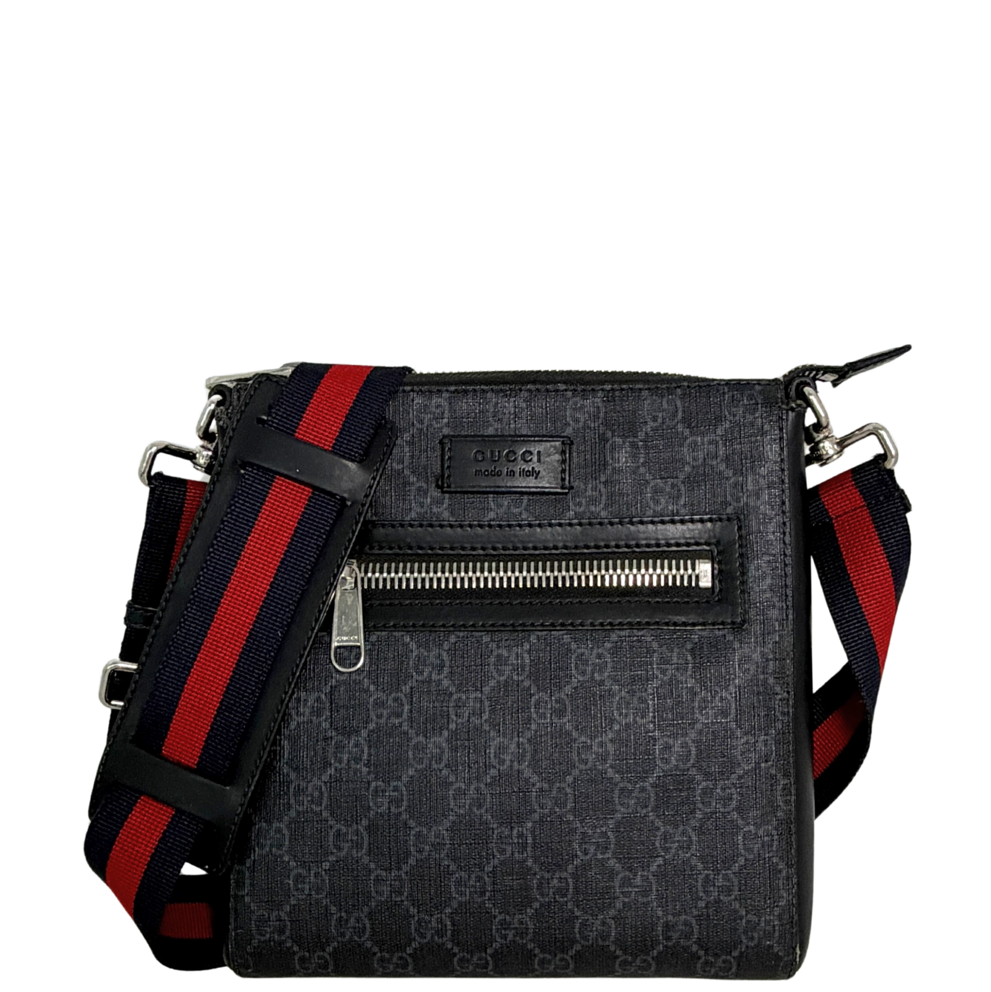 Gucci GG Supreme Messenger Bag navy / akzeptabel Gucci