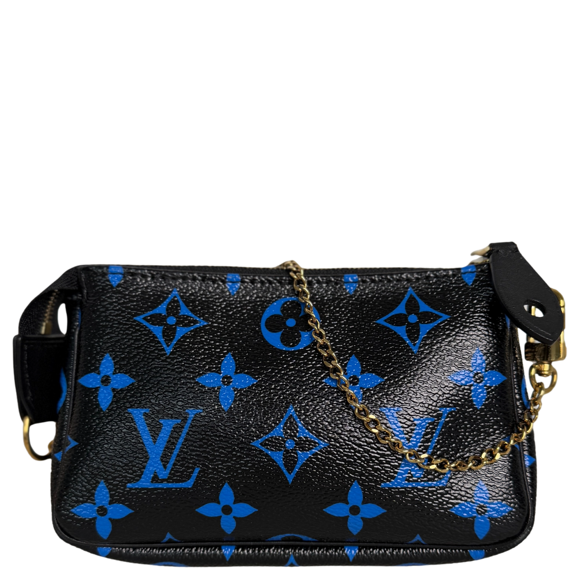 Louis Vuitton Monogram Mini Pochette Accessories schwarz blau / neuwertig Louis Vuitton