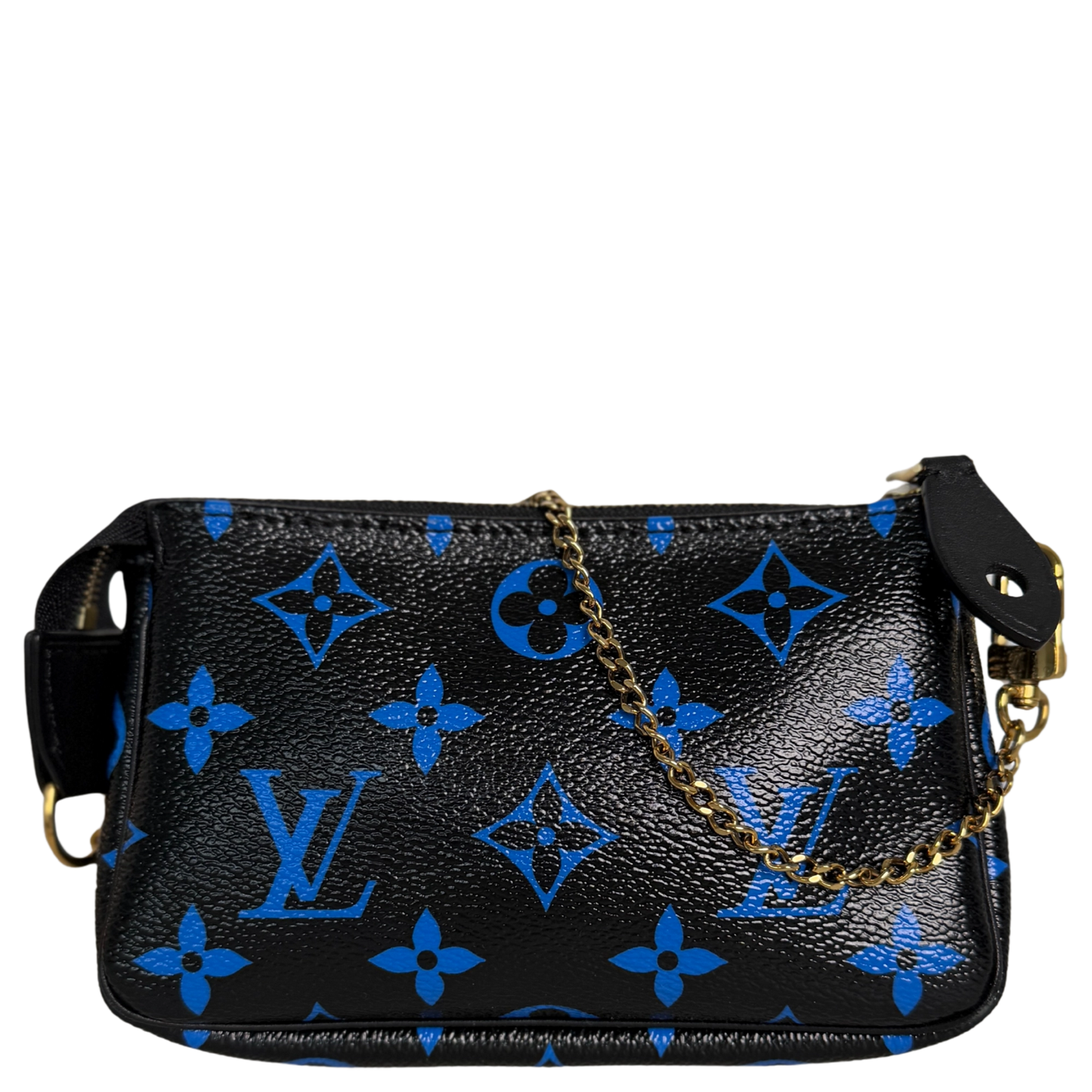 Louis Vuitton Monogram Mini Pochette Accessories schwarz blau / neuwertig Louis Vuitton