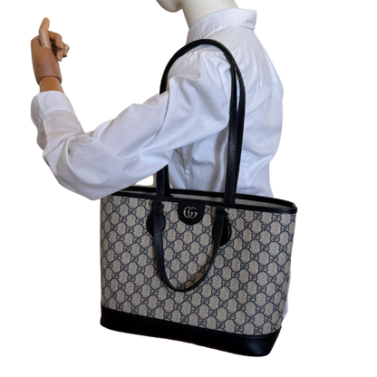 Gucci Ophidia GG Supreme Small Shopper beige Fullset / neuwertig Gucci