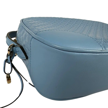 Gucci Microguccissima Camerabag hellblau / sehr gut Gucci