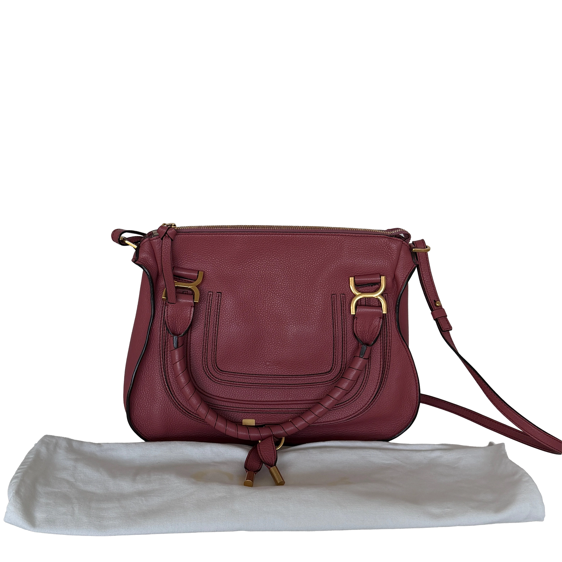 Chloé Marcie Medium Leder Faded Rose / neuwertig Chloé