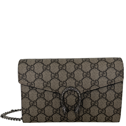 Gucci Dionysus GG Supreme  Wallet on Chain / neuwertig Gucci