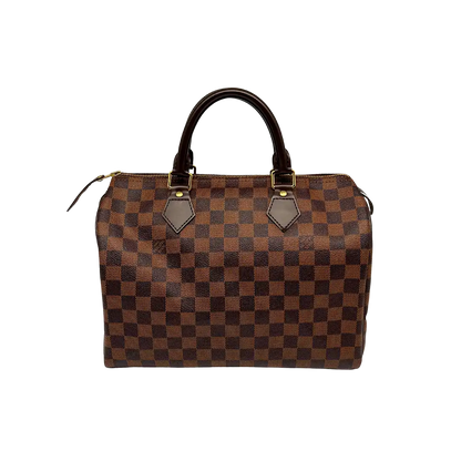 Louis Vuitton Speedy 30 Damier Ebene Hot Stamping J.S. Fullset / neuwertig Louis Vuitton