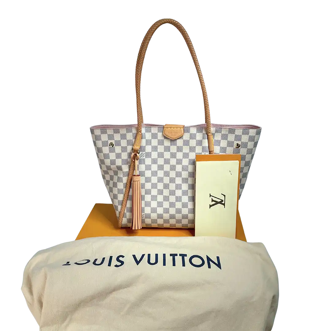 Louis Vuitton Propriano Damier Azur Fullset / sehr gut Echtheitscheck