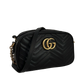Gucci GG Marmont schwarz Leder Small / neuwertig Gucci