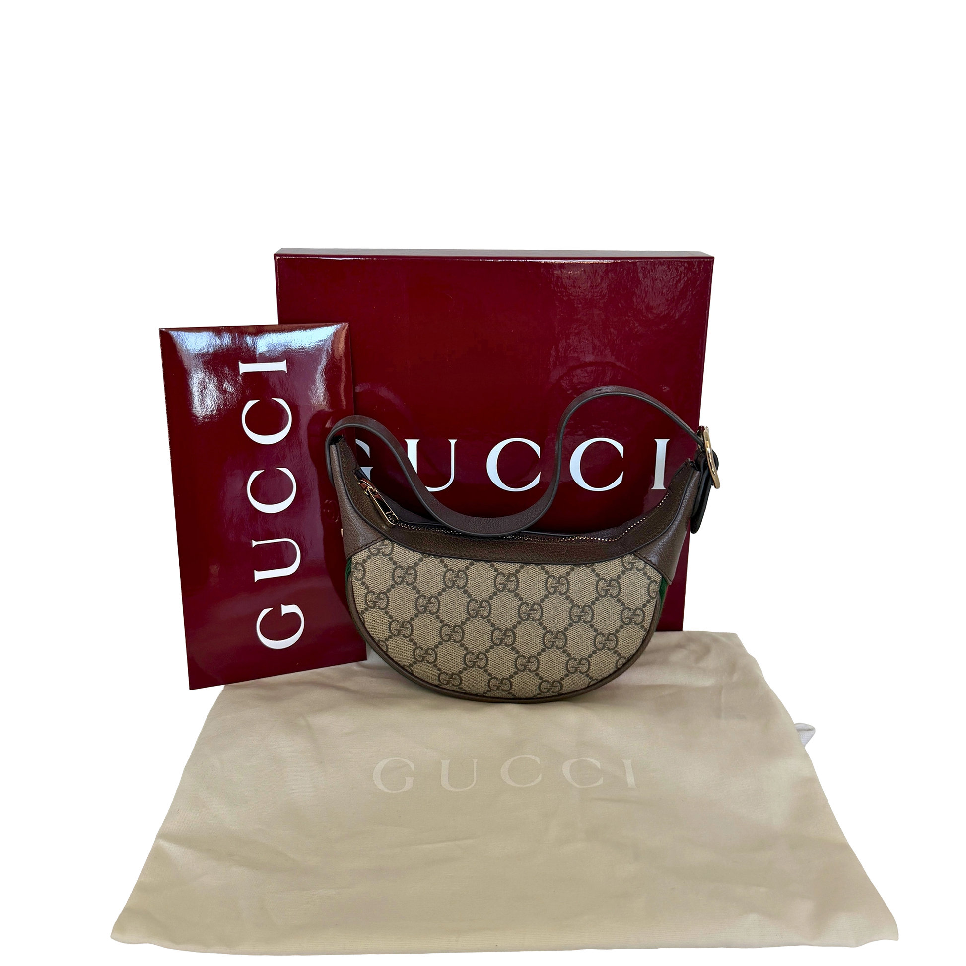Gucci Kleine Ophidia Schultertasche / neuwertig Gucci