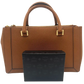 MCM Saffiano Leder Handtasche Cognac braun / ungetragen MCM