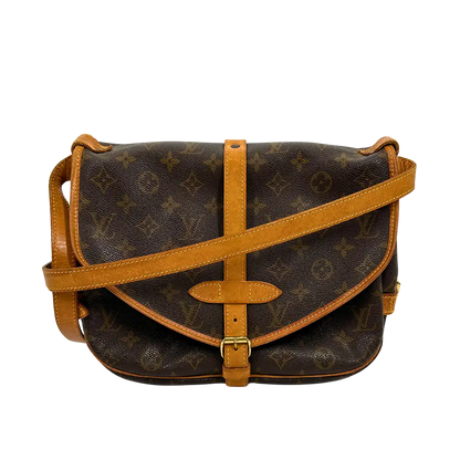 Louis Vuitton Saumur 30 Monogram Canvas Vintage Bag / gut Louis Vuitton