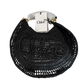 Chloé Summer Banana Hobo Bag aus geflocktenen Fasern schwarz / ungetragen Chloe