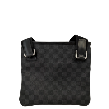 Louis Vuitton Thomas Damier Graphite Canvas Messenger Bag / gut Louis Vuitton