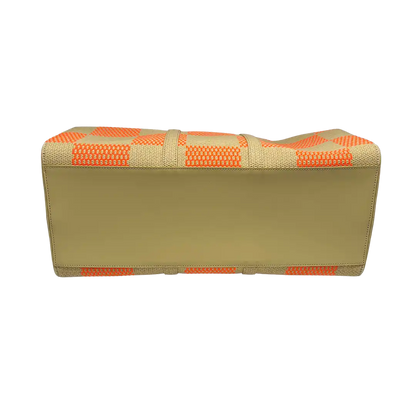 Louis Vuitton Keepall 50 Bandouliere Orange beige Raffia Fullset / neuwertig Louis Vuitton