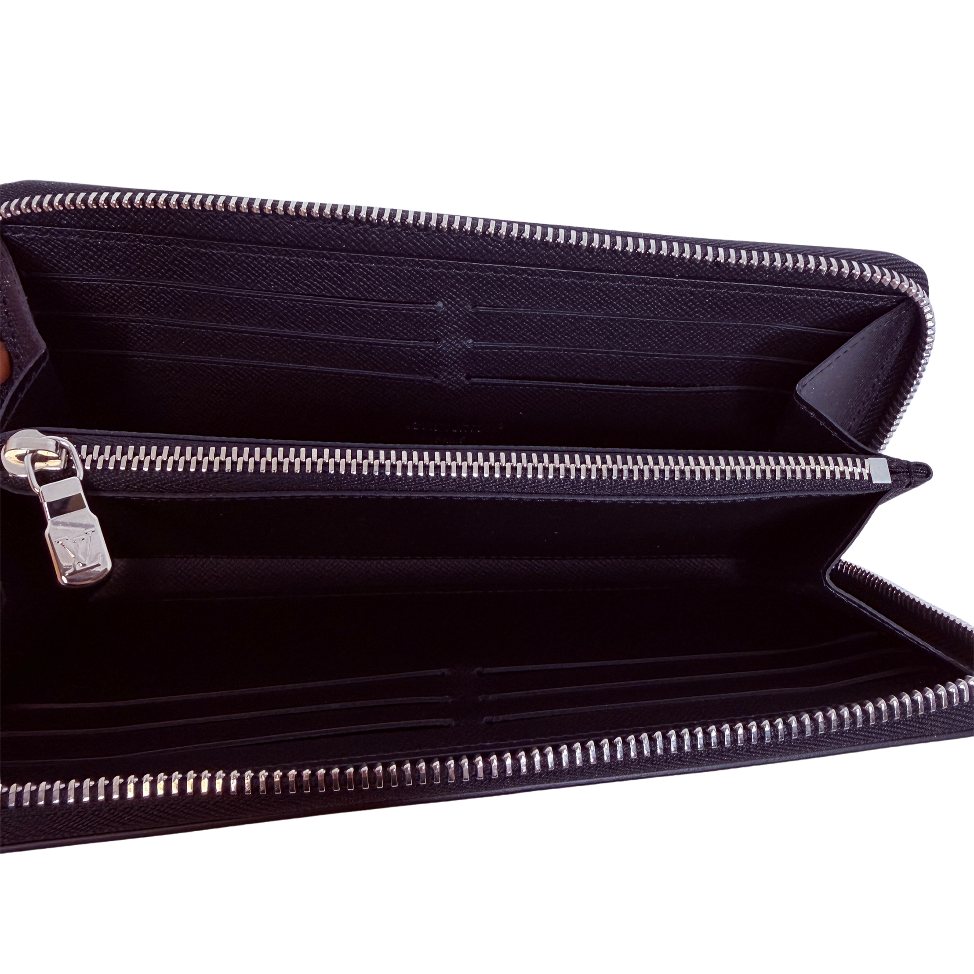 Louis Vuitton Zippy Geldbörse Horizontal Taiga Leder Fullset / neuwertig Louis Vuitton