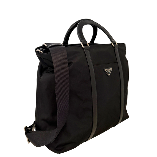 Prada Tessuto Satchel 2 Wege Tasche Nylon / sehr gut Prada