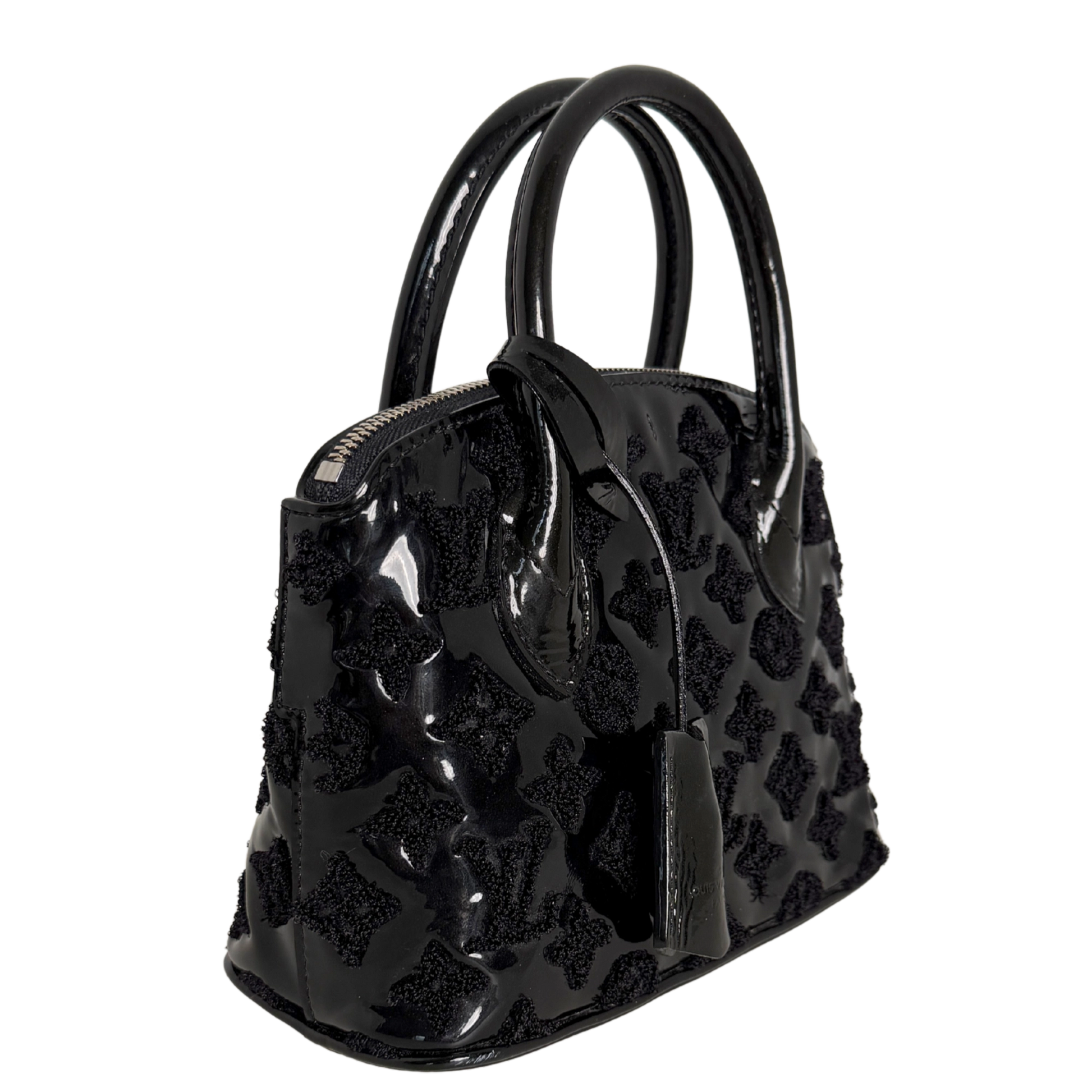 Louis Vuitton Lockit BB Bag Limited Edition 2012 Lackleder schwarz / sehr gut Louis Vuitton