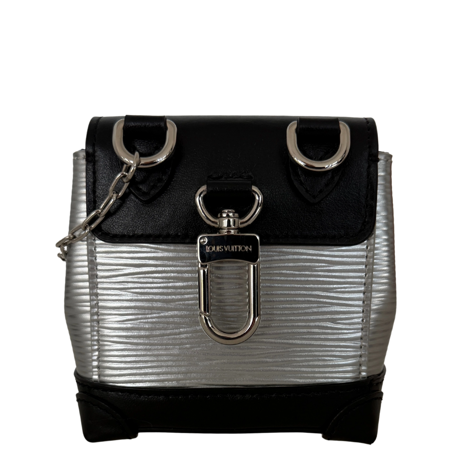 Louis Vuitton Epi Micro Steamer silber schwarz / neuwertig Louis Vuitton