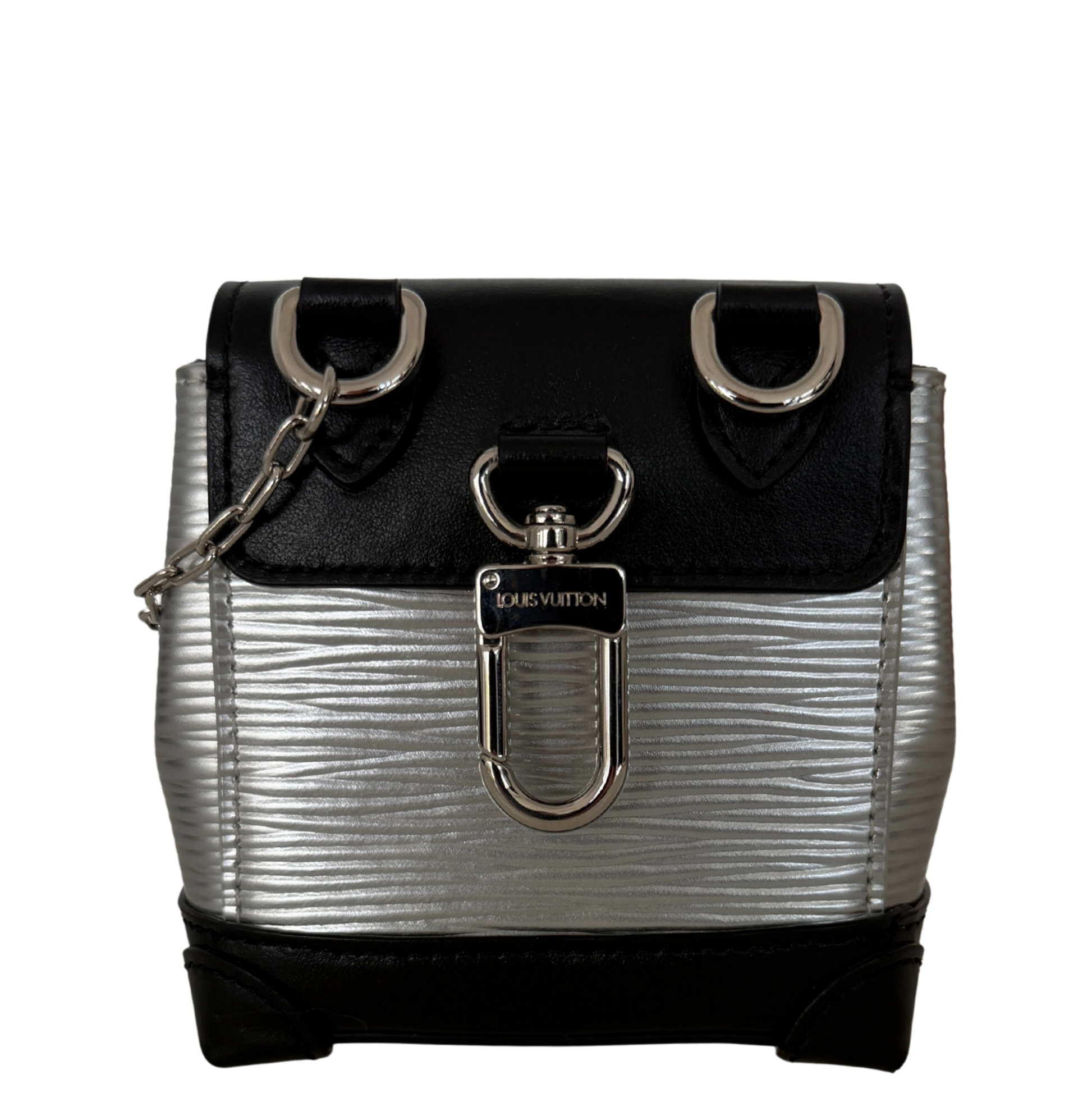 Louis Vuitton Epi Micro Steamer silber schwarz / neuwertig Louis Vuitton