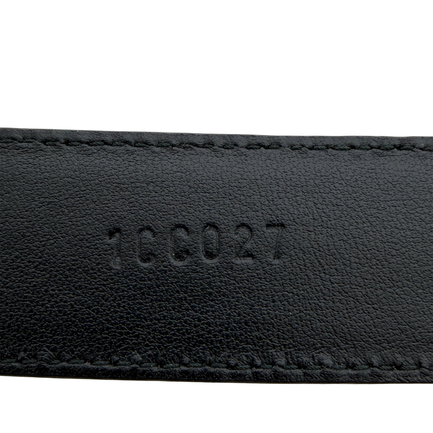 Prada Saffiano Leder Gürtel goldene Hardware 80cm / sehr gut Prada