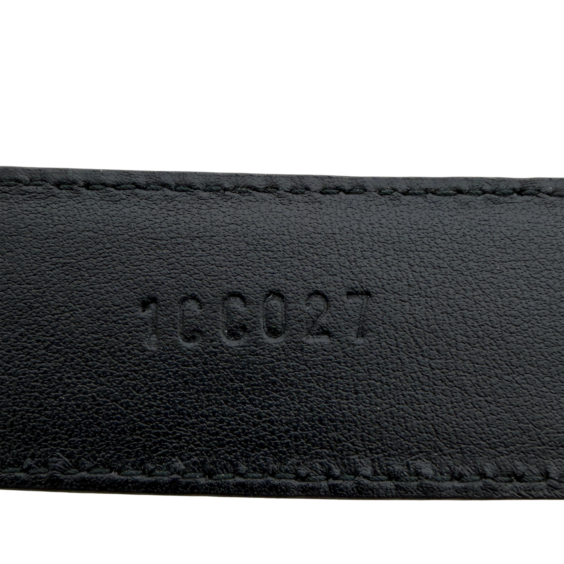 Prada Saffiano Leder Gürtel goldene Hardware 80cm / sehr gut Prada