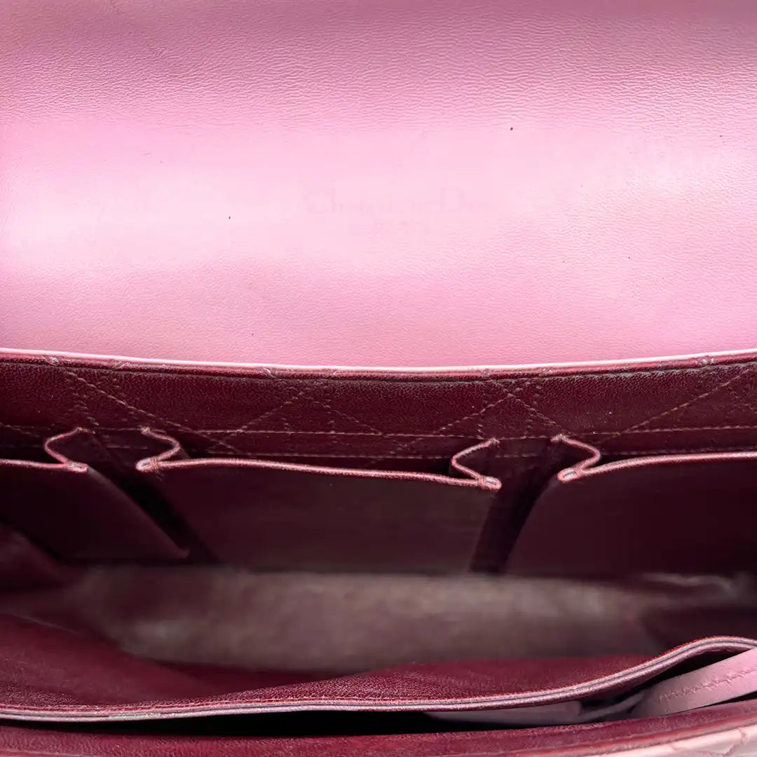 Dior Miss Dior Promenade Clutch Large Leder / Rosa Barbie innen