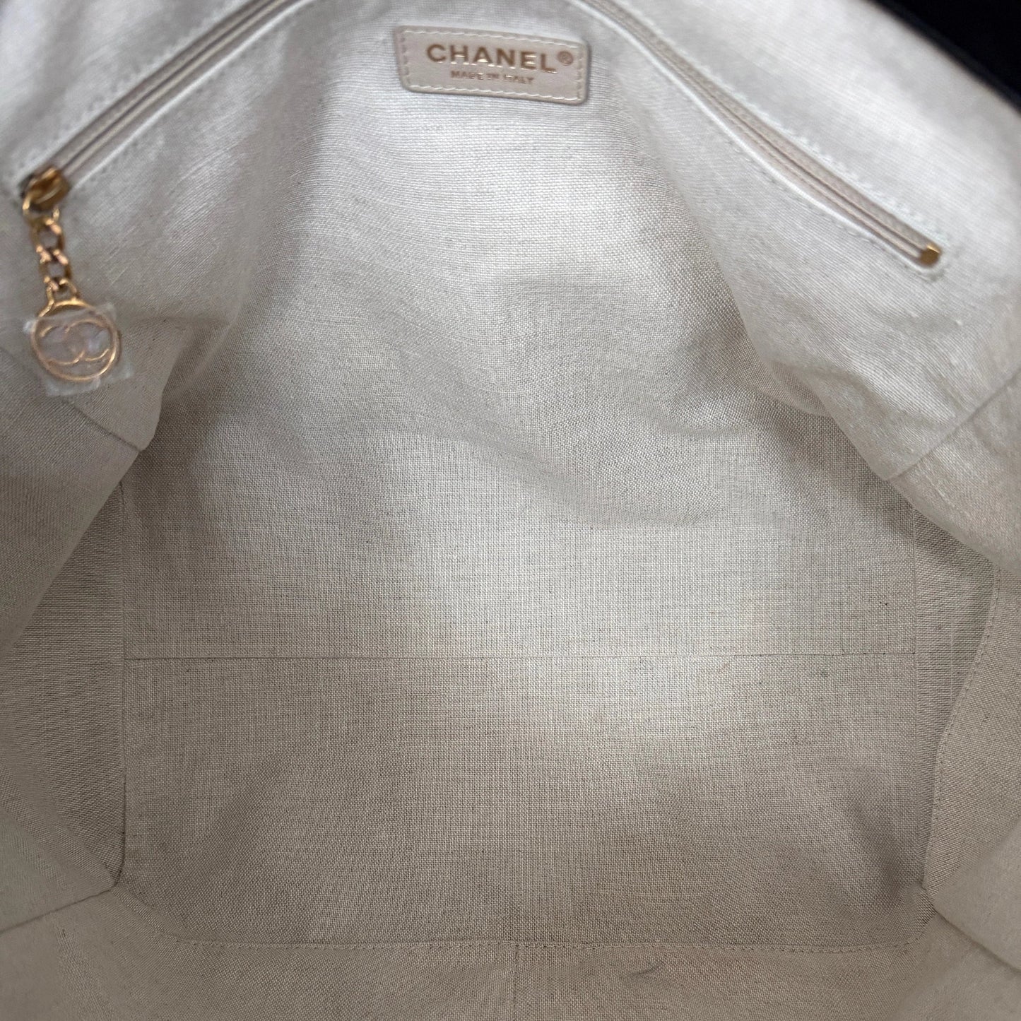 Chanel Deauville Leder Multicolor Tote Bag / sehr gut Chanel