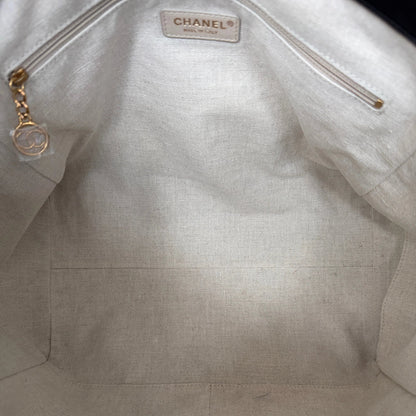 Chanel Deauville Leder Multicolor Tote Bag / sehr gut Chanel