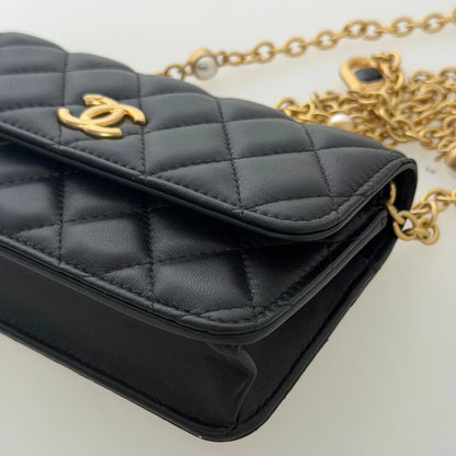 Chanel Wallet on Chain Phone Holder on Chain limited Edition Fullset / neuwertig Chanel