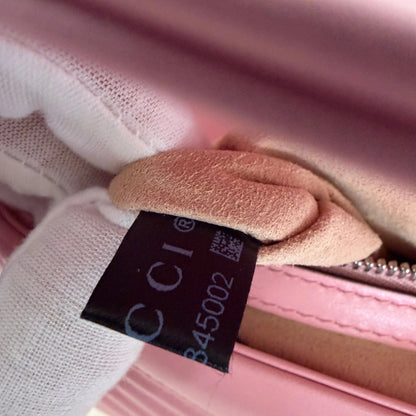 Gucci GG Marmont Small pink silber Hardware / neuwertig Gucci