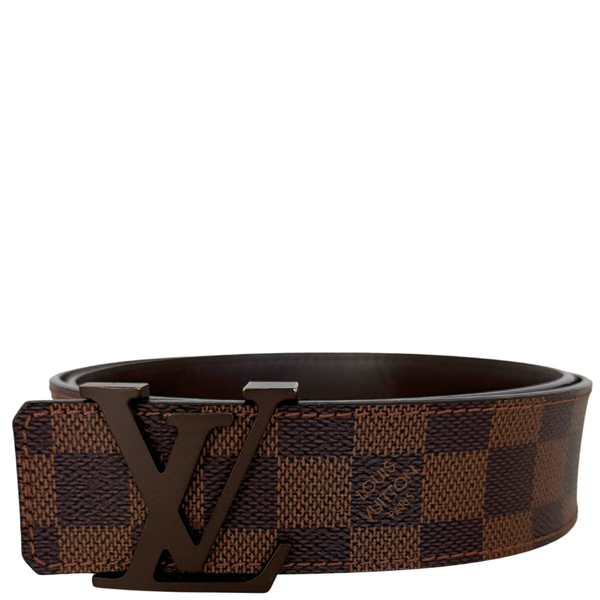 Louis Vuitton Damier Ebene LV Initiales Belt 85cm  / sehr gut Louis Vuitton