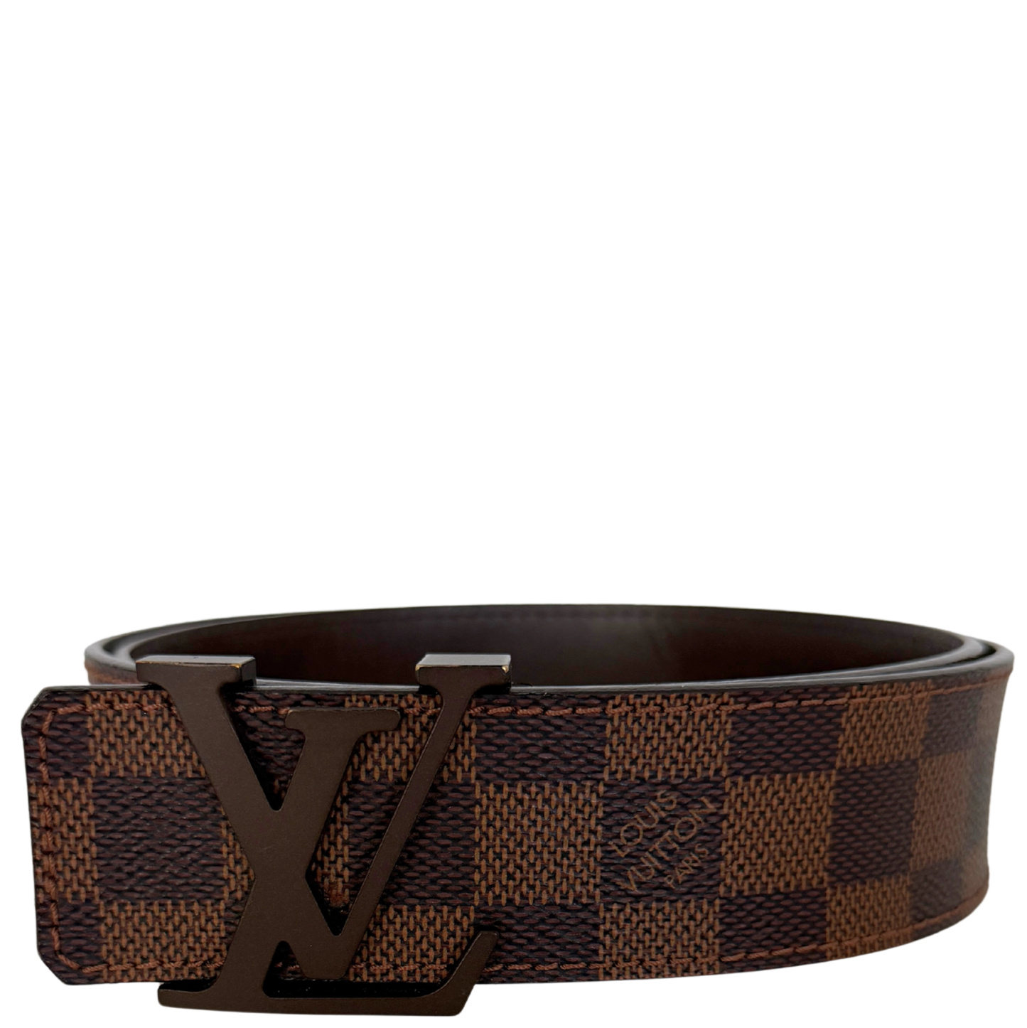 Louis Vuitton Damier Ebene LV Initiales Belt 85cm  / sehr gut Louis Vuitton
