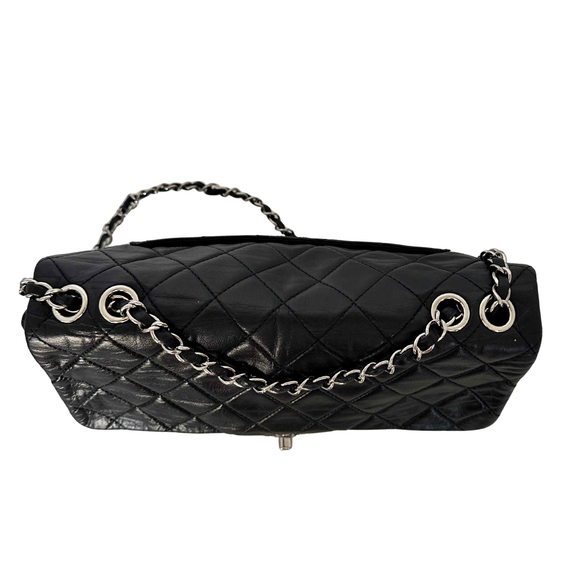 Chanel Timeless Accordion Flap Bag Lammleder / sehr gut Chanel