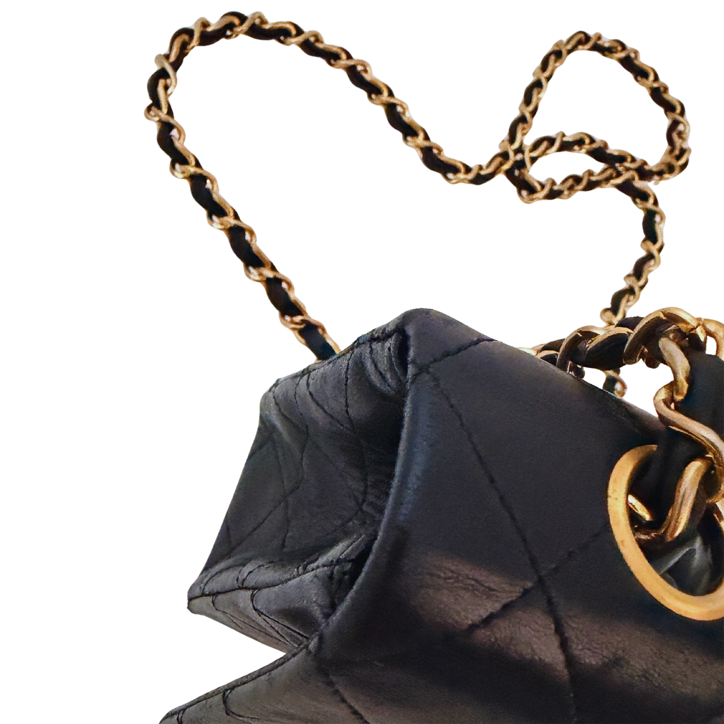Chanel Timeless Single Flap Small Lammleder Schwarz / gut Chanel