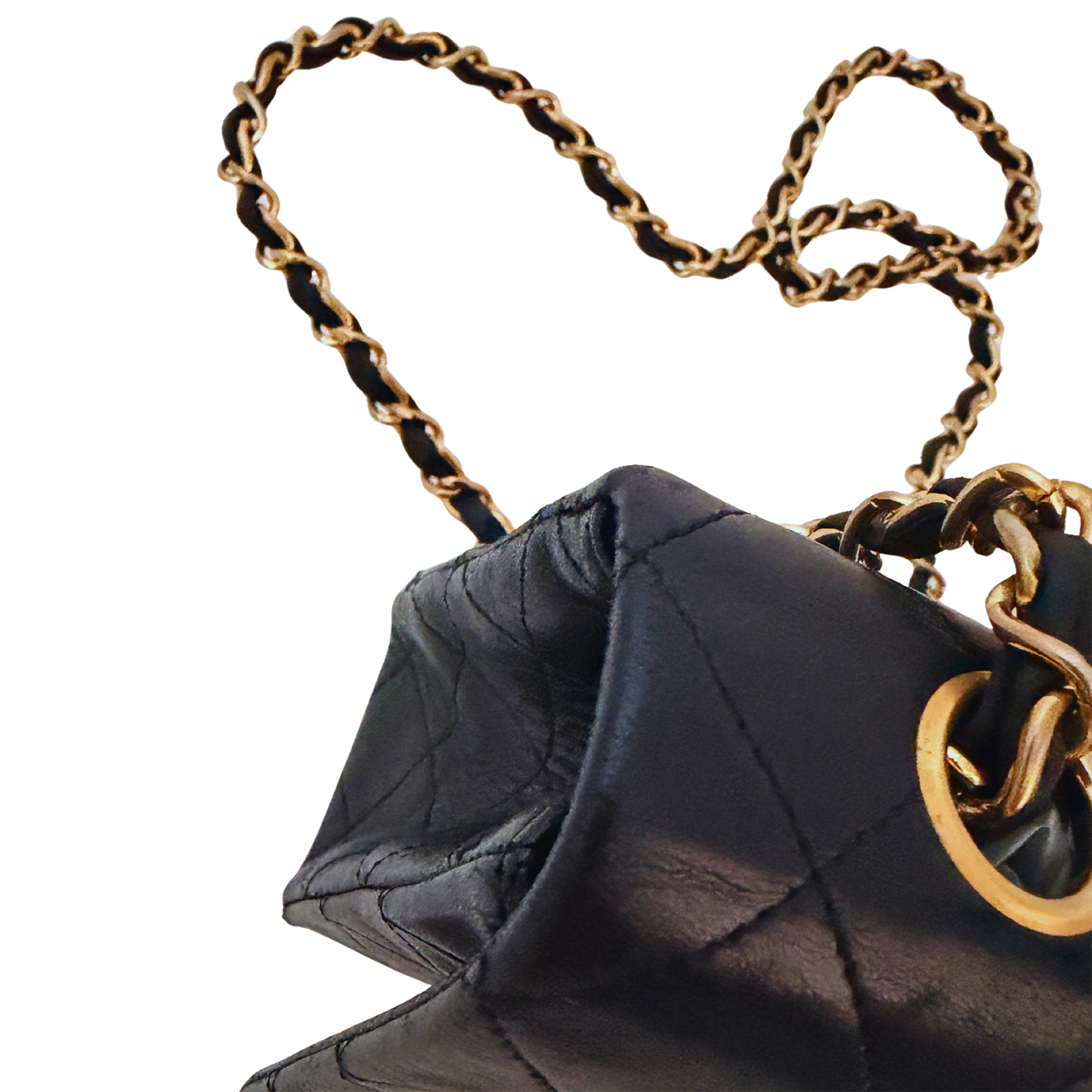 Chanel Timeless Single Flap Small Lammleder Schwarz / gut Chanel