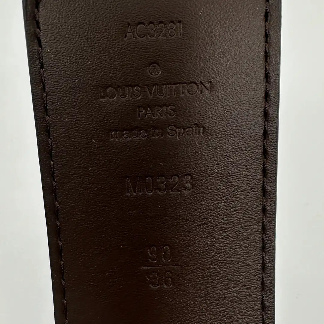 Louis Vuitton M0323U LV Initiales Wendegürtel 40 mm und 90cm braun / ungetragen Louis Vuitton