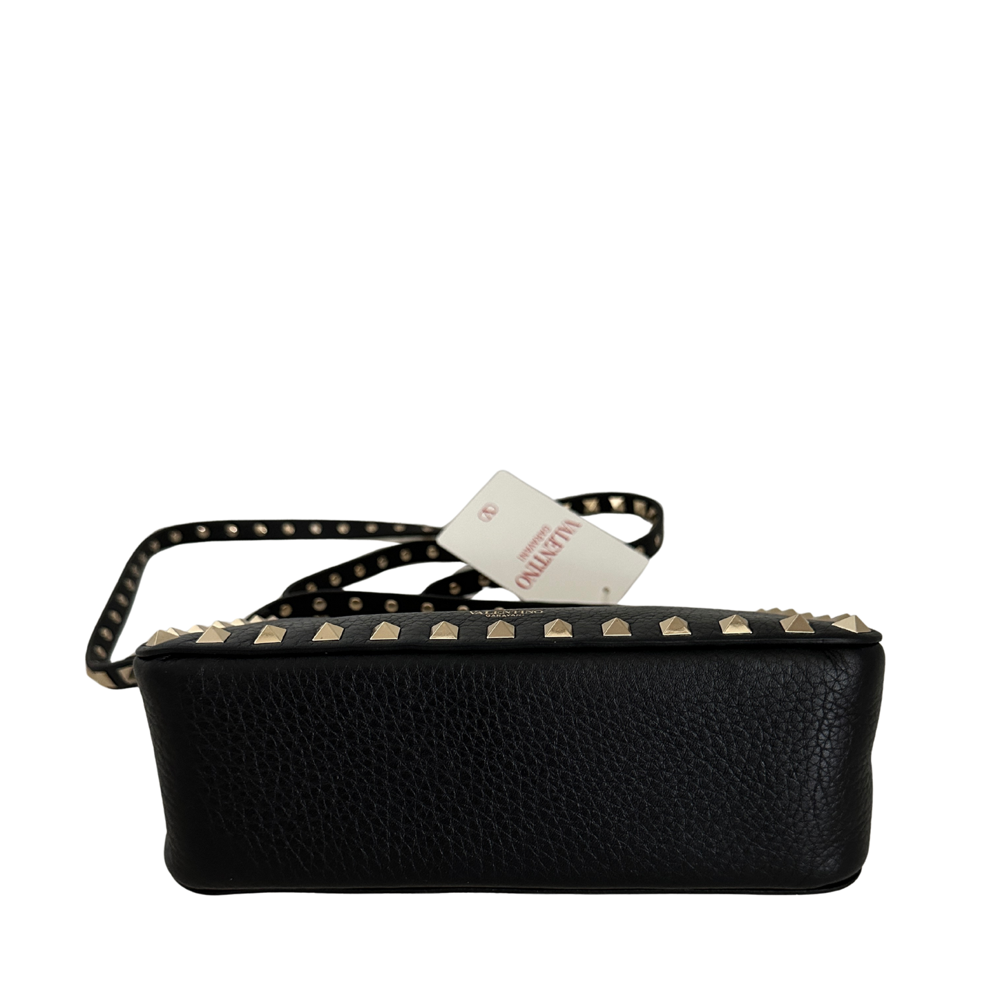 Valentino kleine Rockstud Schultertasche Kalbsleder schwarz / neuwertig Valentino