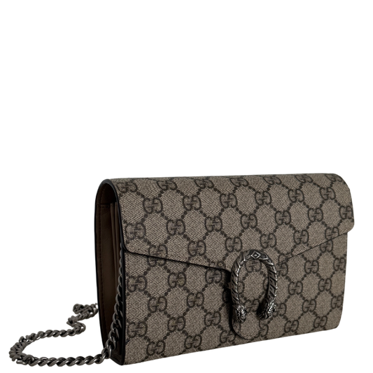 Gucci Dionysus GG Supreme  Wallet on Chain / neuwertig Gucci