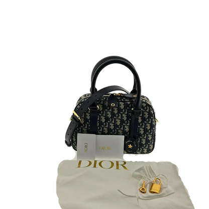 Dior Mittelgroße D-Vibe Bowlingtasche 2024 / ungetragen Dior