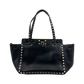 Valentino Garavani Rockstud Shopper Bag Leder schwarz / sehr gut