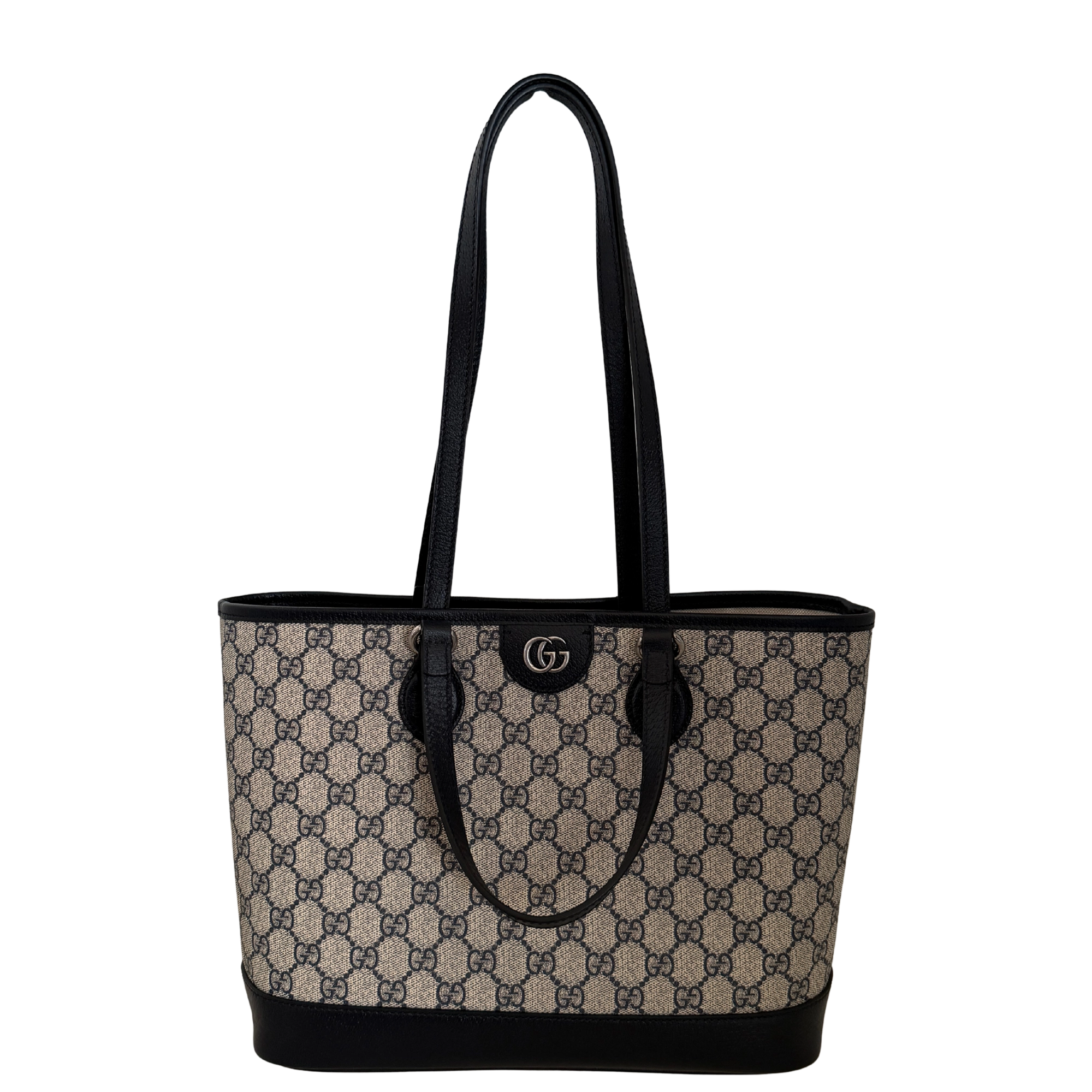 Gucci Ophidia GG Supreme Small Shopper beige Fullset / neuwertig Gucci