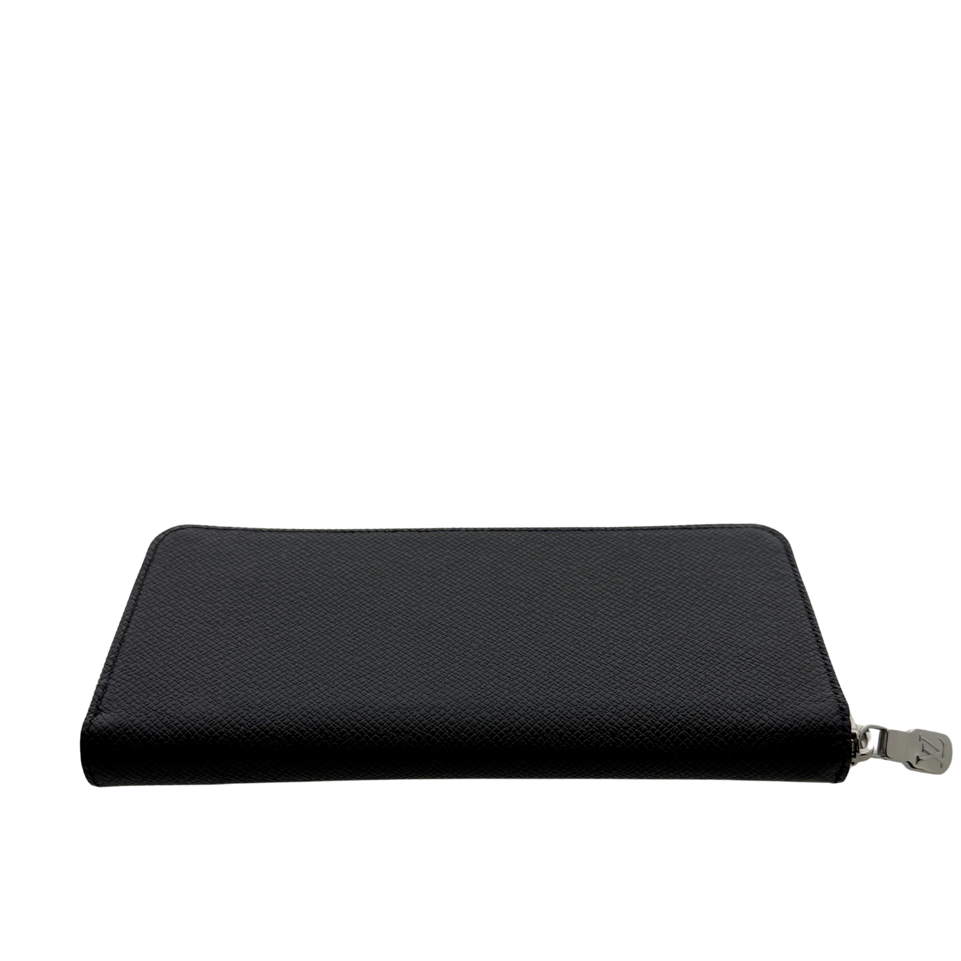 Louis Vuitton Zippy Wallet Vertical Taiga Leder schwarz Fullset / neuwertig Louis Vuitton